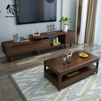 Meuble TV rétractable en bois moderne pour salon d'hôtel, personnalisable avec logo, prix avantageux, stock important, dropshipping, fournisseur chinois