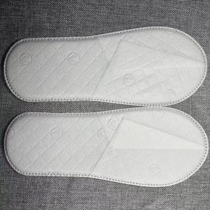Pantoufles antidérapantes jetables tout-en-un en coton doux pour les voyages à l'hôtel <span class=keywords><strong>et</strong></span> la famille, blanches <span class=keywords><strong>et</strong></span> portables - Product Image 5