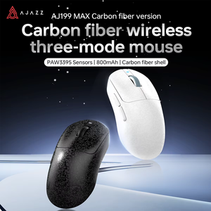 Ajazz AJ199 <span class=keywords><strong>Max</strong></span> Mouse Leichte 51G Wireless Tri-Mode PAW3395 26000DPI 1kHz Esport Gaming Mouse für <span class=keywords><strong>LOL</strong></span>/CSGO/Valor ant - Product Image 2