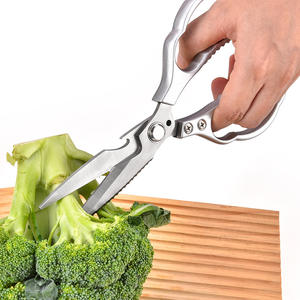 Ciseaux de cuisine Lotus en acier inoxydable, robustes et multifonctionnels pour la viande, le poisson, la cuisson au barbecue et l'usage domestique - Product Image 2