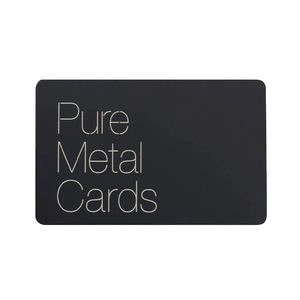 Cartes métalliques en acier personnalisées de haute qualité avec cartes de visite à puce rfid - Product Image 2