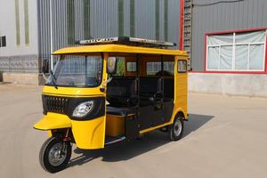 Triciclo Eléctrico de Pasajeros Africa Taxi de 9 Asientos, Motocicleta Tuk Tuk Motorizada de 3 Ruedas para Transporte Comercial de Pasajeros - Product Image 3