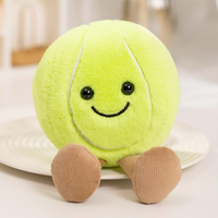 Beliebte Cartoon-Fußball-Plüschtiere, Weiche Stoffpuppen-Schlüsselanhänger mit PP-Baumwollfüllung, 12cm, Geburtstagsgeschenke für Kinder