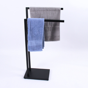 Đôi L hình dạng khăn chủ với hai cánh tay miễn phí đứng <span class=keywords><strong>Rack</strong></span> khăn - Product Image 1