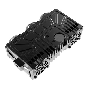 Phare LED tout-terrain à 3 lentilles en alliage d'aluminium IP65 avec commande par interrupteur, alimentation CC, 120 lm/W, durée de vie de 30 000 heures - Product Image 2