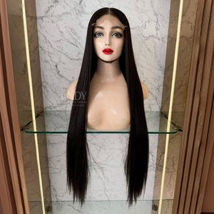 Perruques de cheveux humains soyeux et raides Extensions de cheveux humains perruques de cheveux vietnamiens bruts pour les femmes noires - Product Image 3