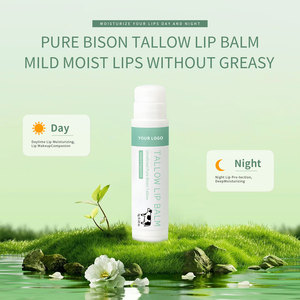 Marque privée Lèvres réparatrices <span class=keywords><strong>Ultra</strong></span> hydratantes nourries à l'herbe Suif <span class=keywords><strong>Baume</strong></span> à lèvres Traitement Chapstick Peptide <span class=keywords><strong>Baume</strong></span> à lèvres pour hommes - Product Image 4