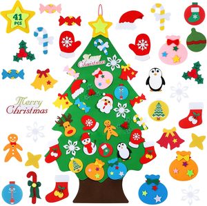 Customization Dye Sublimation Printed Felt Christmas <b>Tree</b> <b>Ornaments</b> with Light Wholesale From Factory for Christmas Decorations - Product Image 1