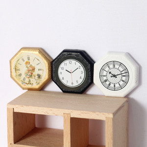 2023 casa de muñecas más Popular reloj en miniatura Mini Reloj de pared de simulación para Mini casa suministros para el hogar Jugueteria - Product Image 1