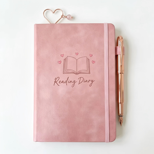 Custom PU Reading Diary Notebook <strong>Book</strong> Print Reading Tracker Journal Women <strong>Book</strong> Lovers - Product Image 3