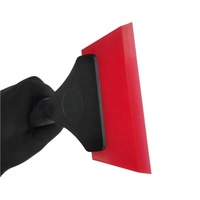 Outils d'emballage de voiture caright essuie-glace à eau en verre enlever l'eau stagnante petite raclette poignée en plastique raclette outils en vinyle