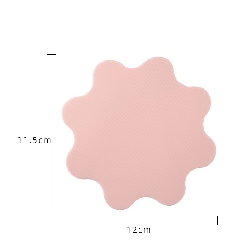 Forme de fleur rose clair
