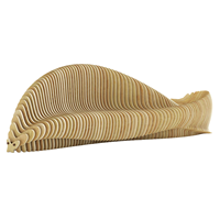 Banc en bois personnalisé, écologique, en bois massif, chaises publiques pour bureau, hall, centre commercial, hôtel, hôpital
