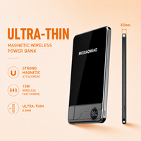 Batterie externe magnétique sans fil B2B 5000 mAh puissante, charge rapide 20W avec affichage LED intelligent et support – Fabricant d'origine OEM