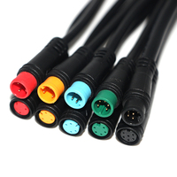 Connecteur étanche M6 M8, câble Julet, mini-connecteur 2, 3, 4, 5, 6 broches, connecteur étanche pour câble de charge de vélo électrique