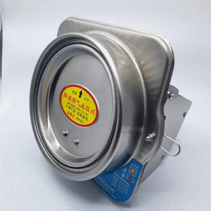 Vanne <span class=keywords><strong>de</strong></span> recirculation d'air pour <span class=keywords><strong>hotte</strong></span> <span class=keywords><strong>de</strong></span> <span class=keywords><strong>cuisine</strong></span>, <span class=keywords><strong>de</strong></span> qualité professionnelle, moderne, ronde, en acier inoxydable, ignifuge, à haute efficacité <span class=keywords><strong>de</strong></span> dissipation des fumées, tailles personnalisables - Product Image 2