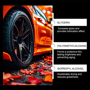 Rayhong crème de rechapage de pneus de voiture brillant augmentant la lubrification anti-âge <span class=keywords><strong>gras</strong></span> réduisant la pâte nourrissante et de revêtement des pneus - Product Image 2
