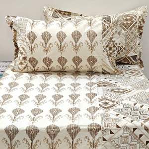 <b>Beige</b> Traditional Modern Trendy 100% Organic Cotton GOTS Certified <b>Bedspread</b> Luxury Designer Hot Sale New Arrival - Product Image 5