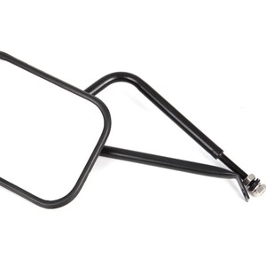 Espejo Retrovisor Cuadrado Negro para Jeep Wrangler, Espejo Lateral Plano para Pilar A, Mejora para Todoterreno - Product Image 2