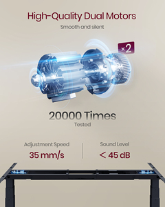 Vasagle đôi Moto 3-cách Kính thiên văn chân có thể điều chỉnh chiều cao bàn điện - Product Image 6