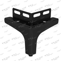 WINSTAR Langlebige Qualität Y-Form Möbel Beine Dreieck Schrank Füße Gold Chrom Schwarz Sofa Bein mit Platte