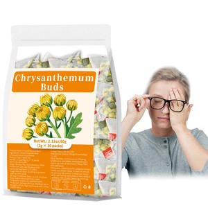 Tisane <span class=keywords><strong>de</strong></span> chrysanthème fœtal en sachet biologique pour la clarté des yeux, soutien contre la chaleur, boisson rafraîchissante à base <span class=keywords><strong>de</strong></span> plantes pour la santé, usage quotidien - Product Image 1