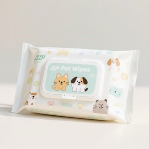 JZZP-Toallitas de limpieza para mascotas, toallitas húmedas hipoalergénicas para perros y gatos, para pieles sensibles, 80 unidades - Product Image 1
