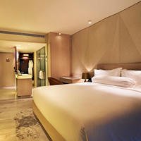Modern lüks stil otel odası mobilya yatak odası takımı için özelleştirilmiş 5 yıldızlı otel