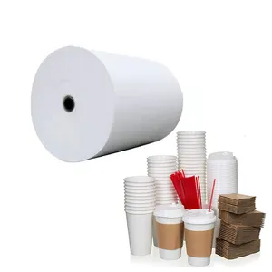 Односторонняя бумага с полиэтиленовым покрытием/бумага, оптовая цена от производителя, Большие Рулоны Бумаги