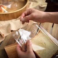 Conception Personnalisée Sac à Pain en Plastique Alimentaire Cellophane Emballage Stockage Boulangerie Toast Sandwich Pain Sac d'Emballage