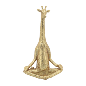Statuette Decorative a Forma di Giraffa Yoga per Casa, Ufficio, Bagno, Soggiorno - Scultura d'Accento Ornamentale - Product Image 5