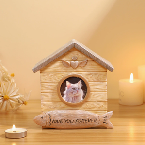 Urnes commémoratives pour animaux de compagnie avec photos - Convient aux cendres de chats et de chiens, un cadeau réconfortant lorsqu'il vous manque un animal bien-aimé - Product Image 2