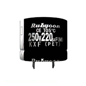 ตัวเก็บประจุแบบ450MXK180MEFCSN25X25ขั้ว450 uF 180ขั้ว uF แบบดั้งเดิม - Product Image 1
