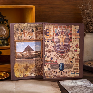 Taccuino Vintage A5 con Copertina Rigida NEA01, Diario dell'Antico Egitto per Scrivere e Prendere Appunti, Regalo - Product Image 1