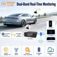 Sistema TPMS Solar Integrado Malide MLD-B24+MLD-R02 con Pantalla TFT, Aplicación BLE y Datos en Tiempo Real para Coche/Camión/RV, de Fábrica OEM