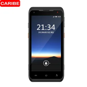 CARIBE Công Nghiệp PDA Android PDA 5.5 Inch Màn Hình Cảm Ứng 4 Gam Wifi 1D 2D Máy Quét Laser