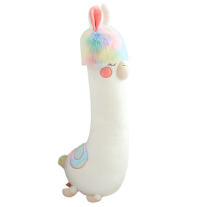 SongshanToys Sleep Peluches Peluches Grand <span class=keywords><strong>Coussin</strong></span> Animal <span class=keywords><strong>Personnalisé</strong></span> Fille Coeur Poupée Couleur <span class=keywords><strong>Magique</strong></span> Alpaga Doux Long Oreiller En Peluche Jouet - Product Image 1
