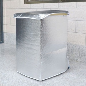 Housse de machine à laver avec revêtement en feuille d'aluminium, isolation thermique, protection solaire imperméable, pour chargement par le haut, taille universelle 5-12 kg - Product Image 2