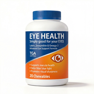 Tabletas Masticables para la Salud <span class=keywords><strong>Ocular</strong></span> con Luteína y Zeaxantina, Omega-3 y Zinc, Protección contra la Luz Azul y Apoyo para la Macula - Product Image 2
