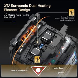 Jilong 260T เครื่องเชื่อมไฟเบอร์ออปติกเครื่อง1310/1550nm เครื่องทดสอบ OTDR พร้อมหน้าจอสัมผัสสำหรับการทดสอบเครือข่าย - Product Image 4