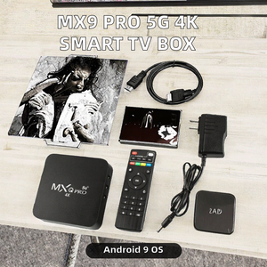 TV Box Inteligente MX9 <span class=keywords><strong>Pro</strong></span> 5G 4K con Android <span class=keywords><strong>9</strong></span>, WiFi 2.4G, 1GB de RAM, 8GB de Almacenamiento, HDR, Soporte Rockchip, Cuatro Núcleos, Enchufe Europeo - Product Image 2