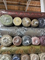 Liquidation vente Jacquard occultant fenêtre rideau tissu Premium tissé élégant teint occultant fenêtre rideau tissu élégant