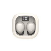 Écouteurs sans fil miniatures pour le sommeil, affichage numérique, isolation phonique, son stéréo intra-auriculaire ultra-confortable pour dormir sur le côté