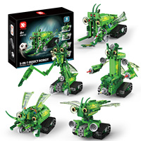Kit de programmation de robot mécanique télécommandé insecte, jouet créatif de construction MOC pour l'éducation, modèle de blocs de construction pour le football