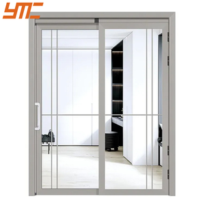Vente directe d'usine <span class=keywords><strong>Porte</strong></span> intérieure en aluminium à 2 panneaux Cuisine Salle de bain Toilette <span class=keywords><strong>Porte</strong></span> <span class=keywords><strong>coulissante</strong></span> et battante intérieure en aluminium - Product Image 3