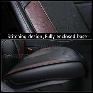 2 housses de siège avant de voiture en cuir PU, protection universelle pour banquette avant - Product Image 5