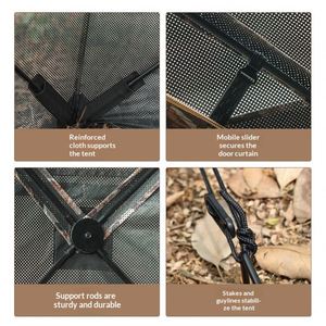 Outdoor Camping Camouflage Bird Watching Multi-Person Four-Season One Bedroom Hunting Tent 270 <b>Perspective</b> Double Layers Water - Product Image 4