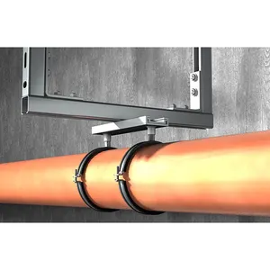 Ad alta resistenza funzionamento semplice singolo bullone fascetta del tubo per tutti i tipi di condotte