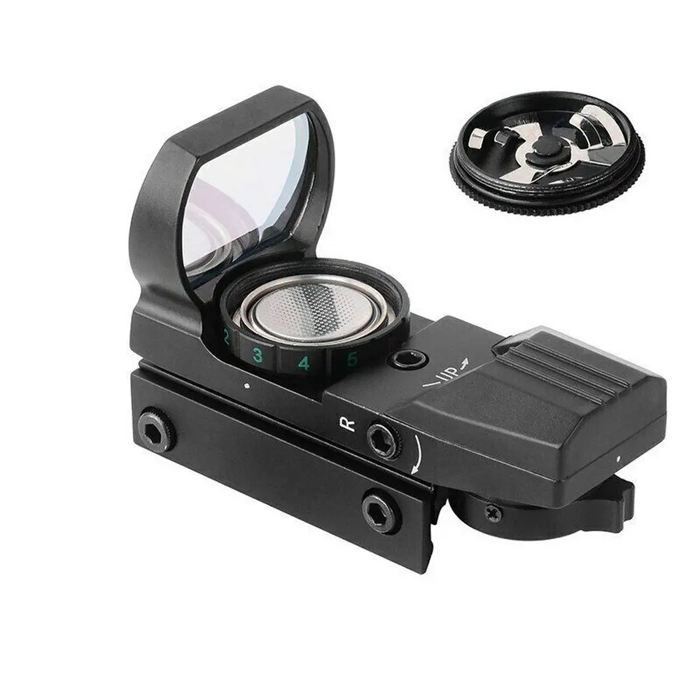 Tactische 11/20 Mm Rail Mount Red Dot Sight Riflescope Hunting Optics Reflex 4 Richtkruis Rifle Scope Pistool Accessoires