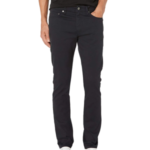 Wholesale <b>Men's</b> Slim Fit Straight Khaki Pants for <b>Men</b> 5-Pocket <b>Stretch</b> Denim Vintage Streetwear Light Wash Casual Winter/Autumn - Product Image 1